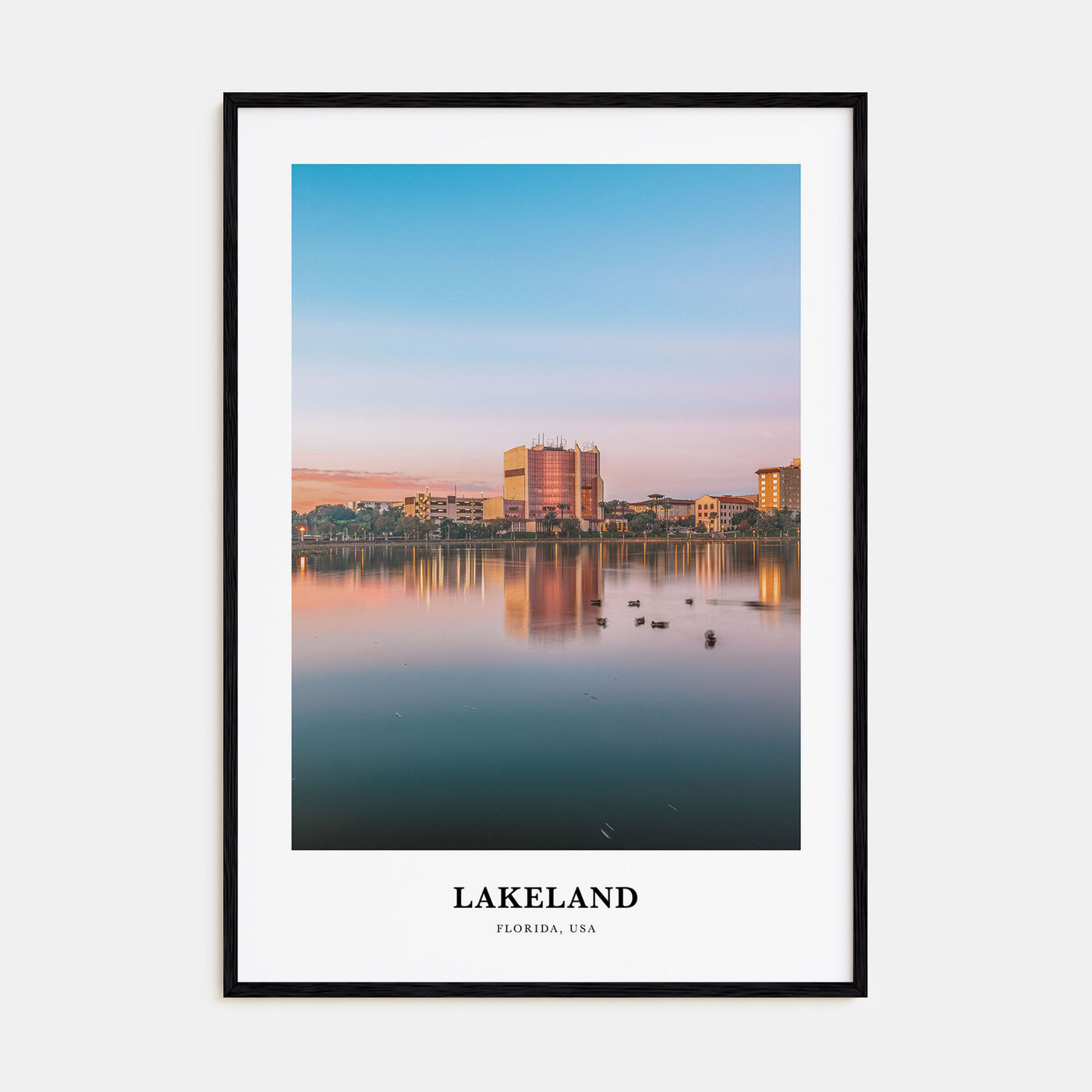 Lakeland Portrait Color Poster