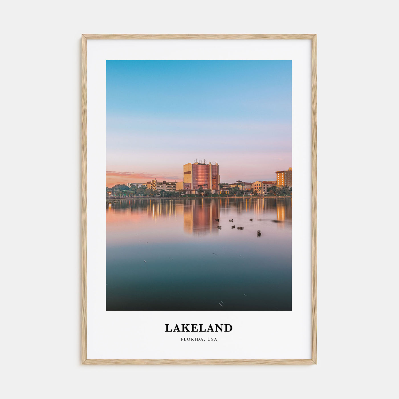 Lakeland Portrait Color Poster