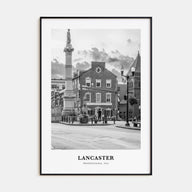 Lancaster, Pennsylvania Portrait B&W Poster