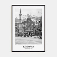 Lancaster, Pennsylvania Portrait B&W Poster