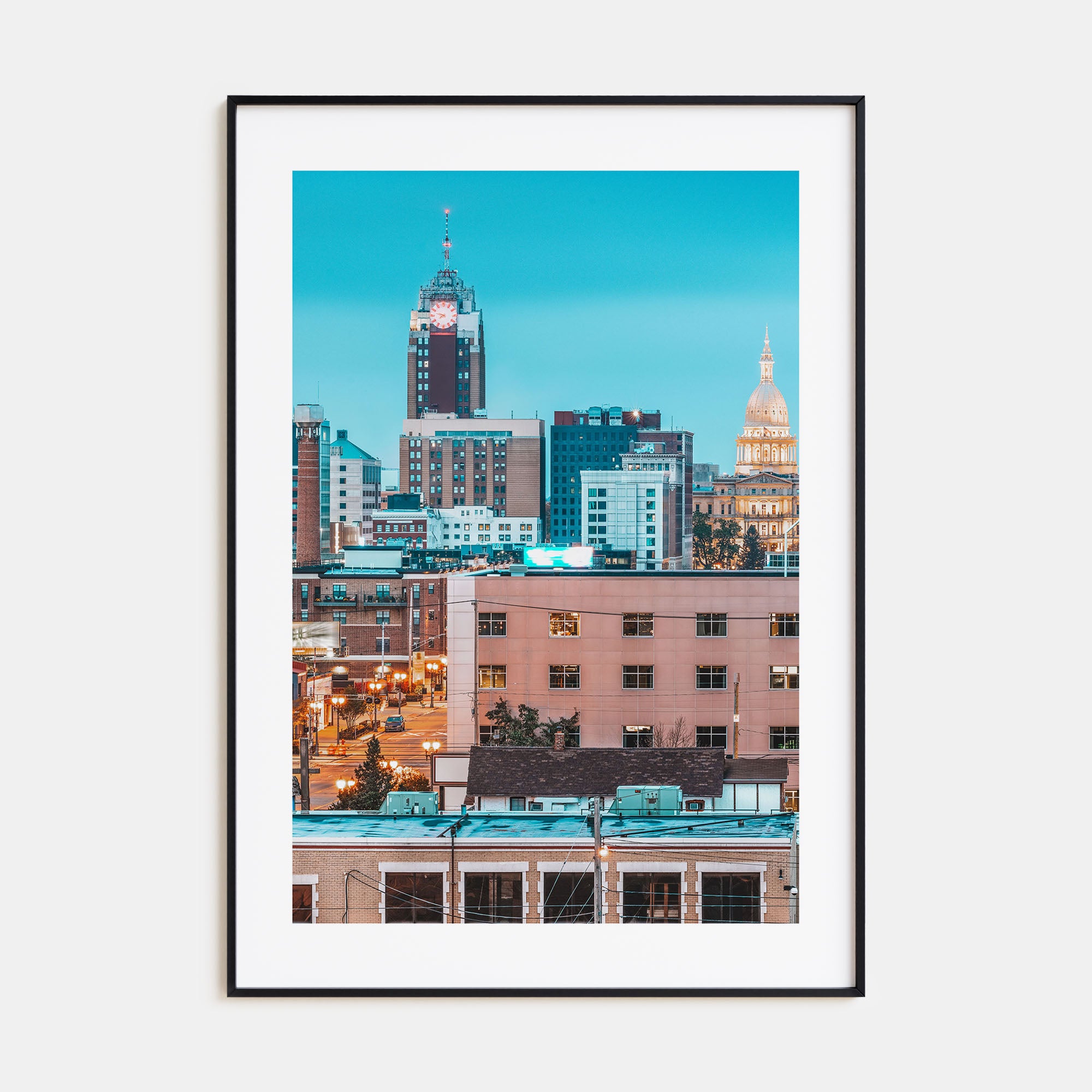 Lansing Photo Color Poster