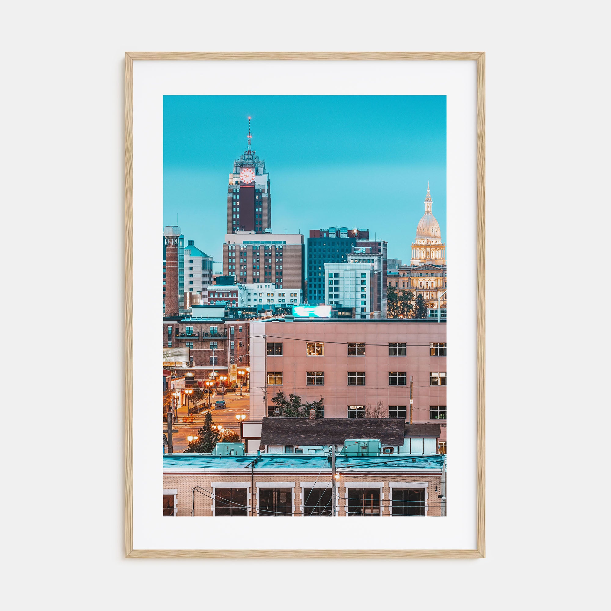 Lansing Photo Color Poster