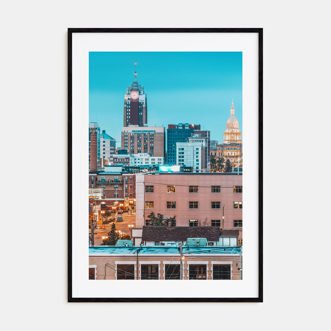 Lansing Photo Color Poster