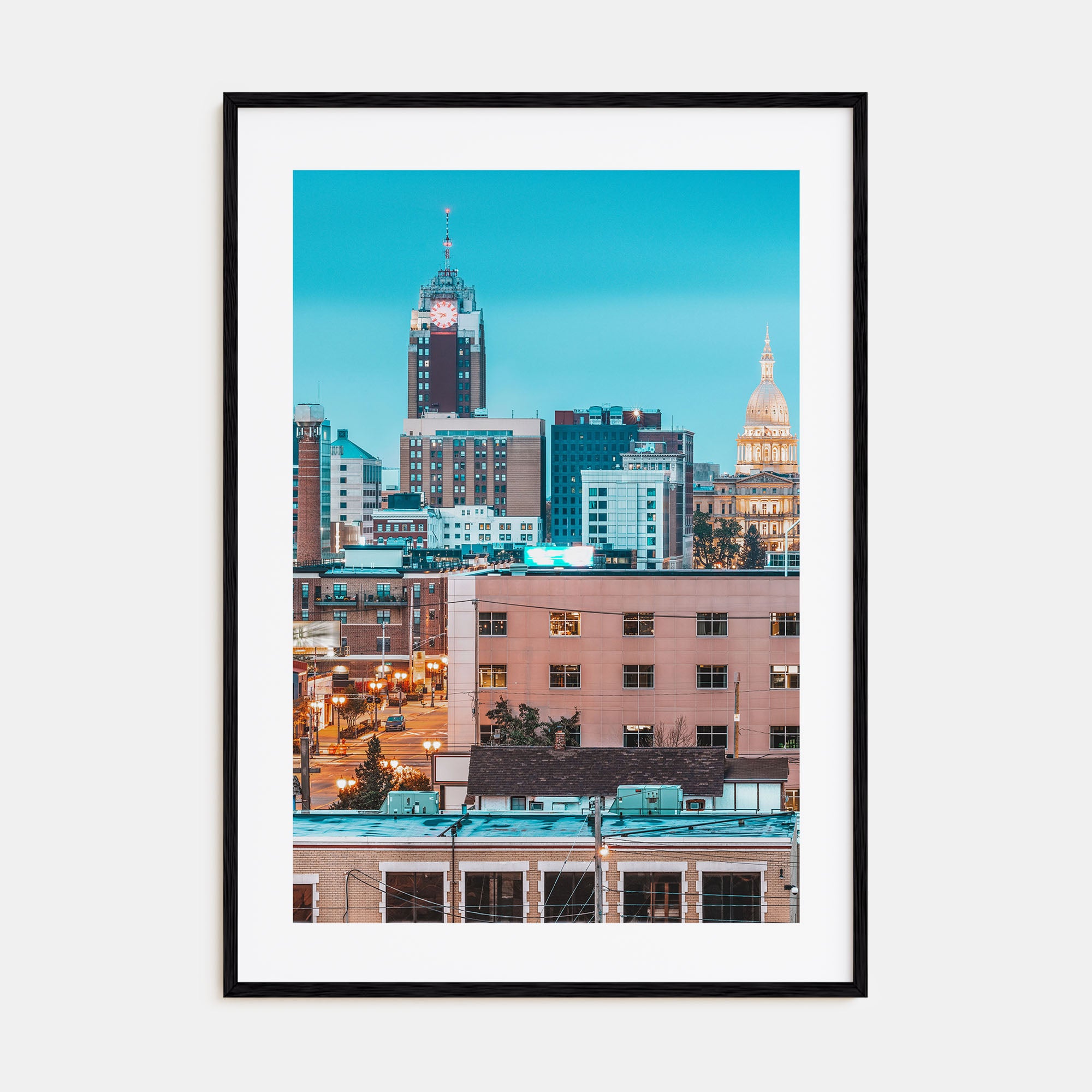 Lansing Photo Color Poster