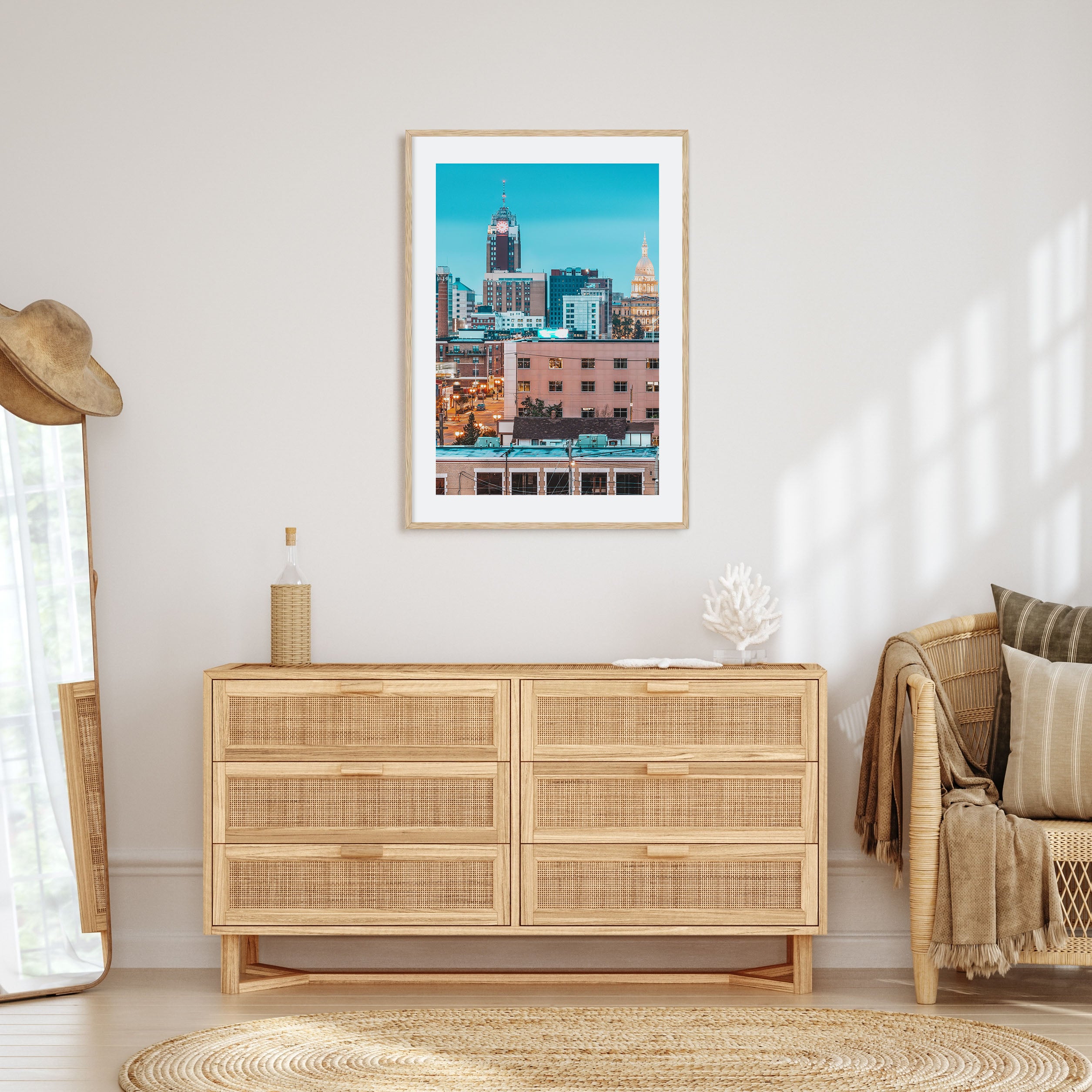 Lansing Photo Color Poster