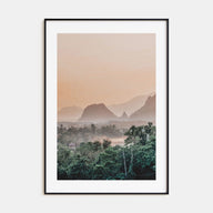Laos Photo Color Poster
