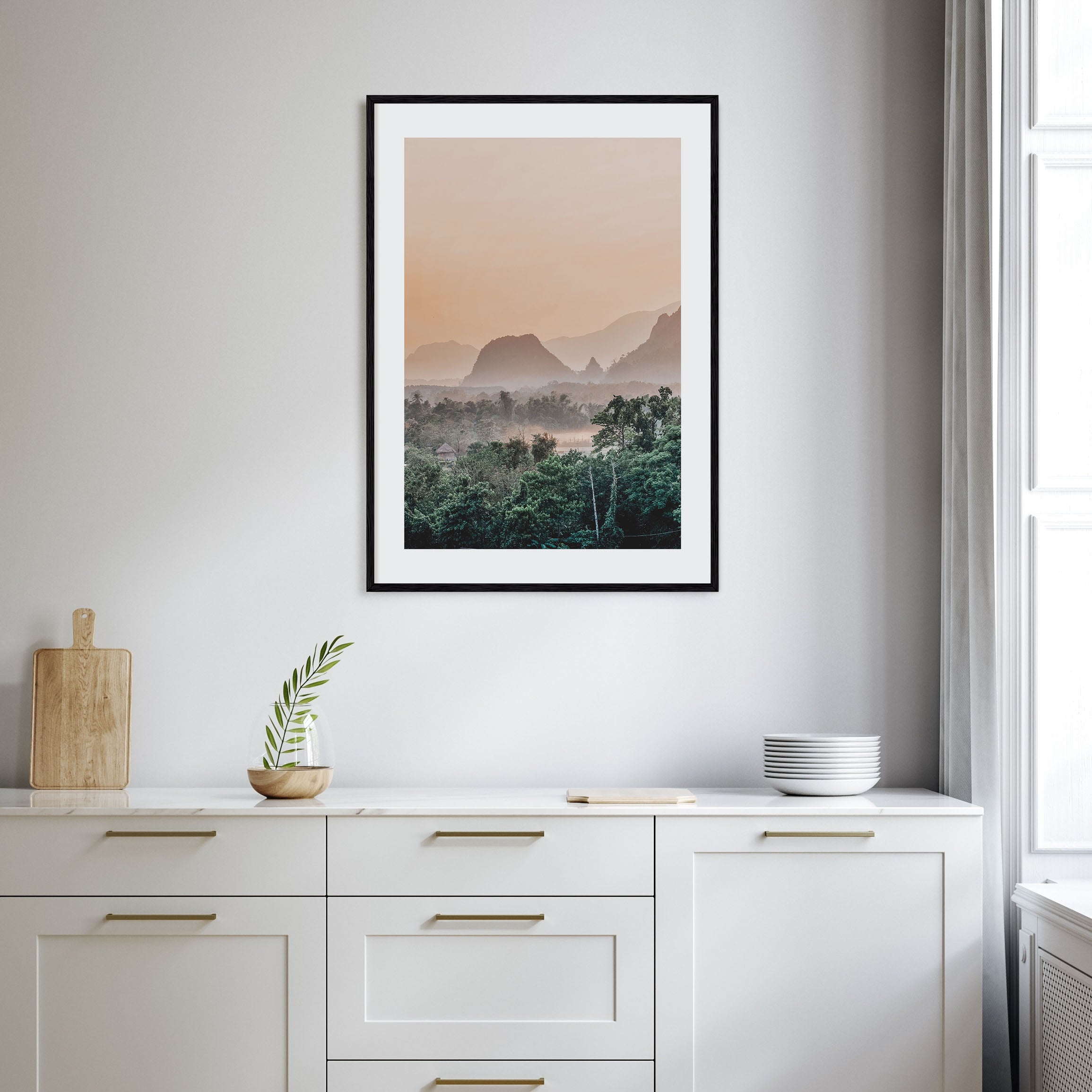 Laos Photo Color Poster