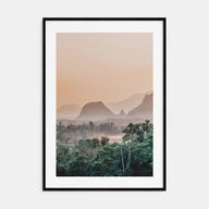 Laos Photo Color Poster