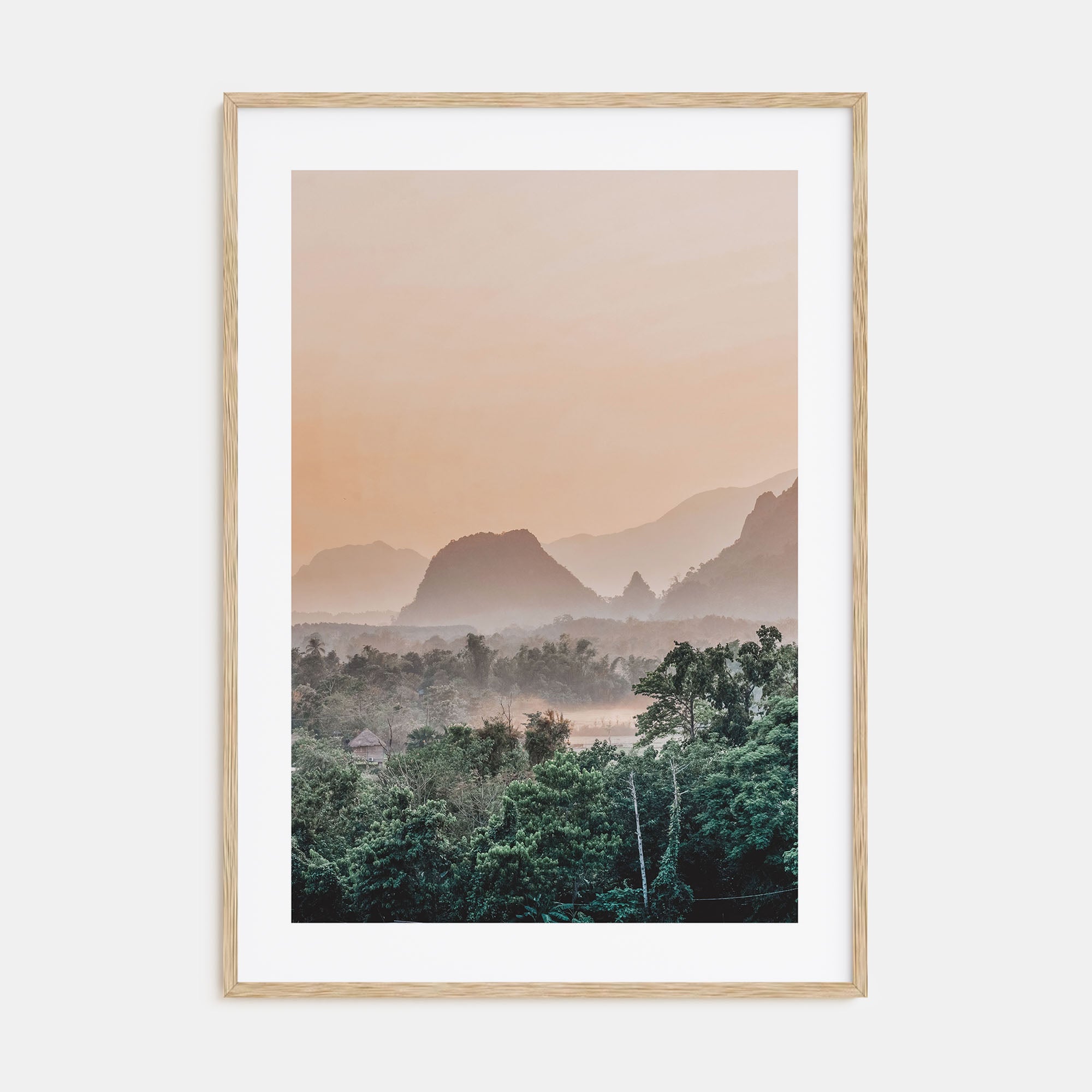 Laos Photo Color Poster