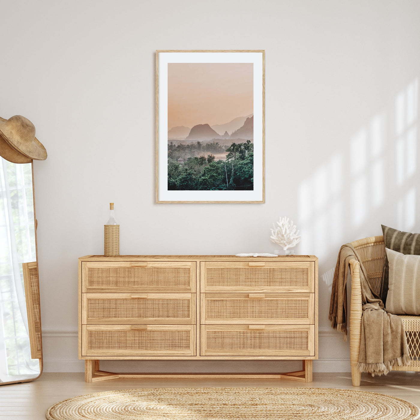 Laos Photo Color Poster