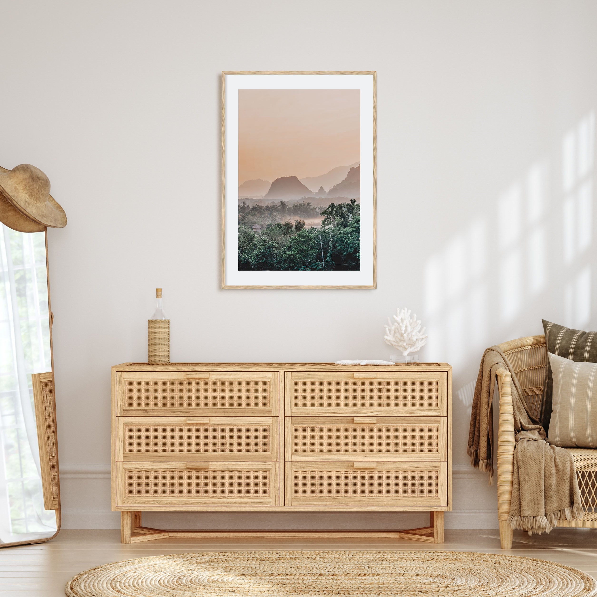 Laos Photo Color Poster
