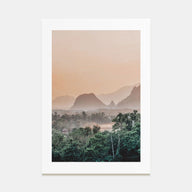 Laos Photo Color Poster
