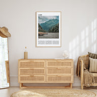 Laos Travel Color Poster