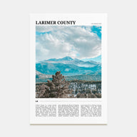 Larimer County Travel Color Poster