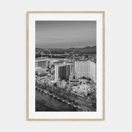 Las Vegas Photo B&W Poster