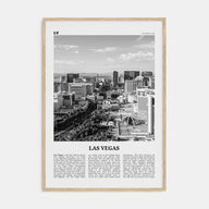 Las Vegas Travel B&W No 2 Poster