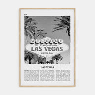 Las Vegas Travel B&W No 3 Poster