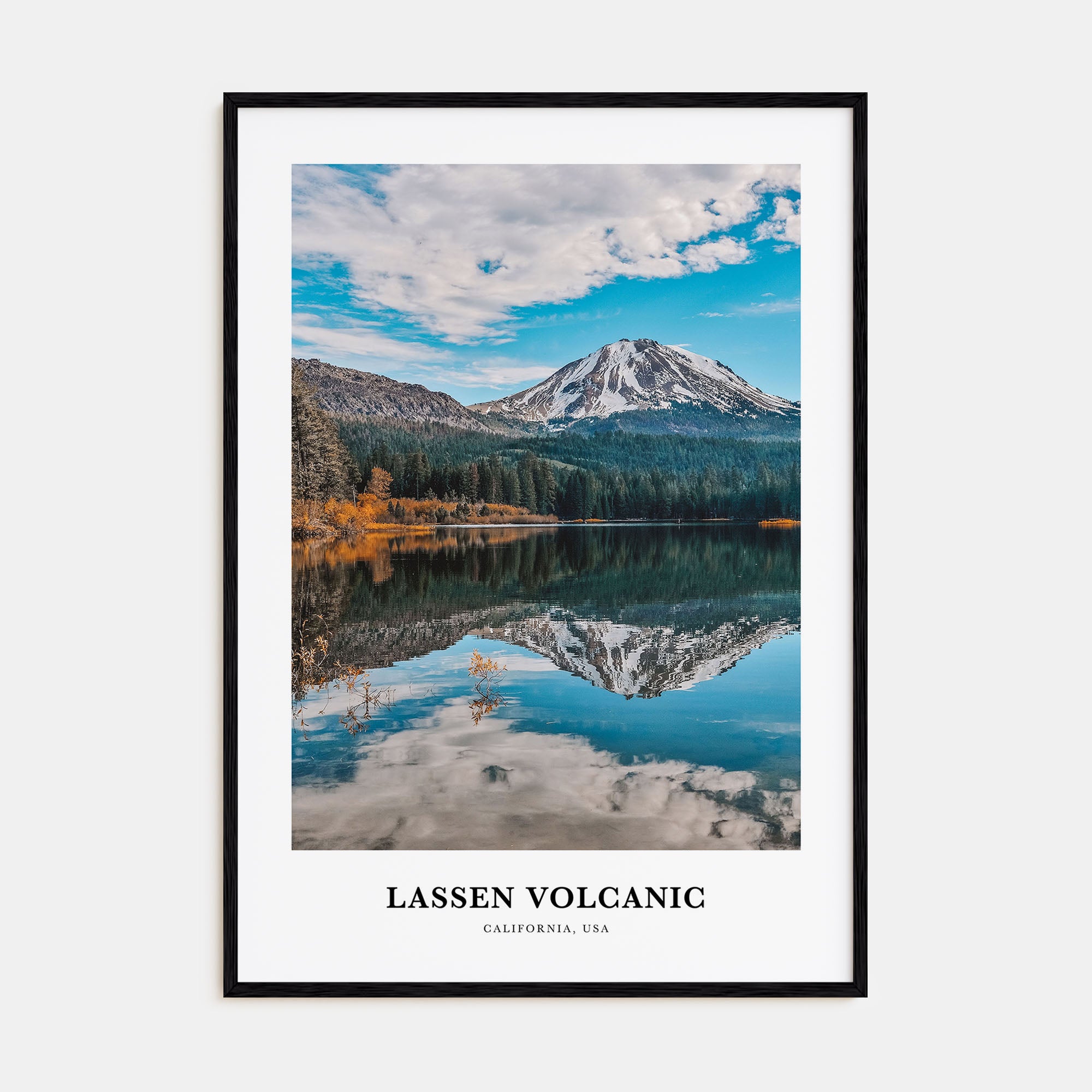 Lassen Volcanic National Park Portrait Color Poster