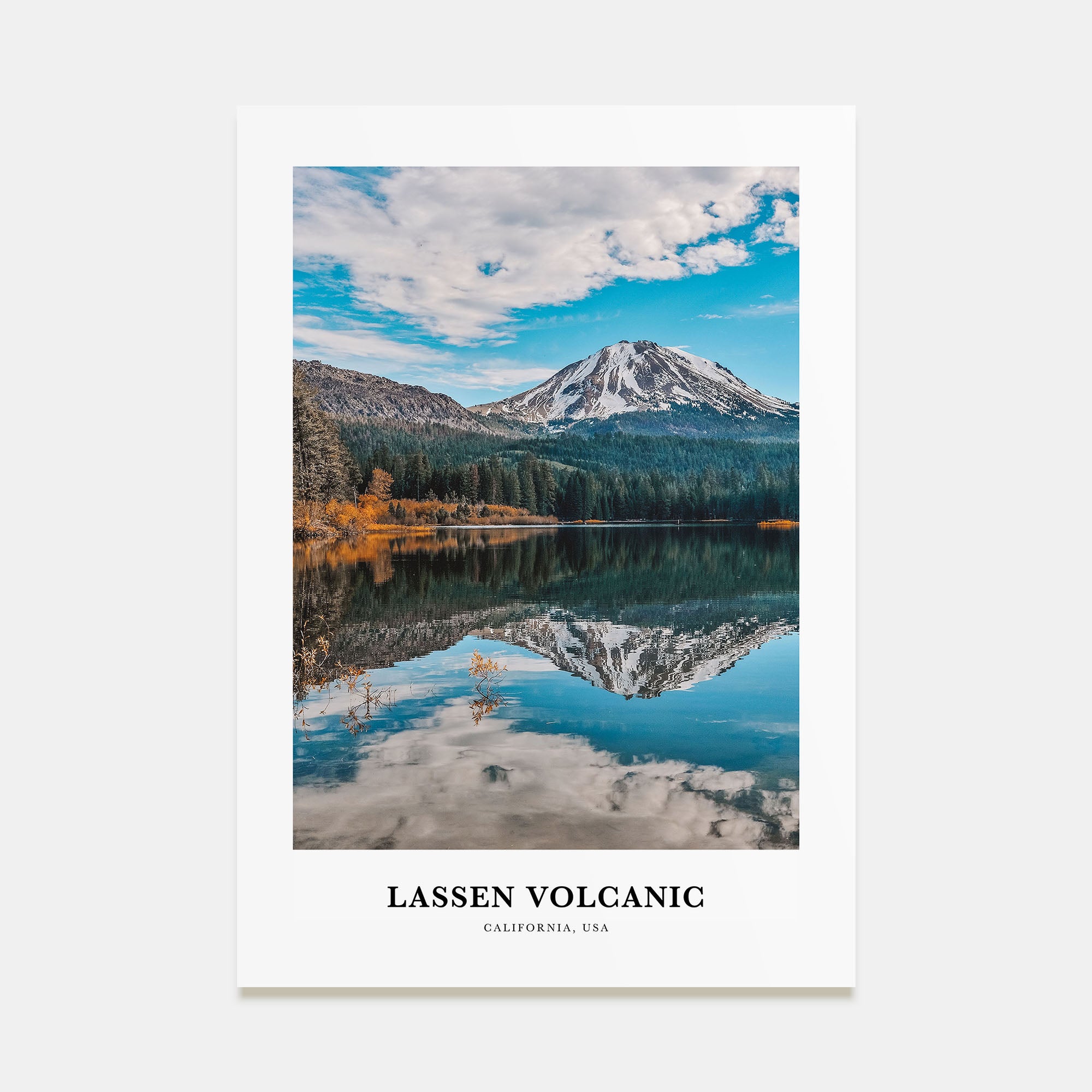 Lassen Volcanic National Park Portrait Color Poster