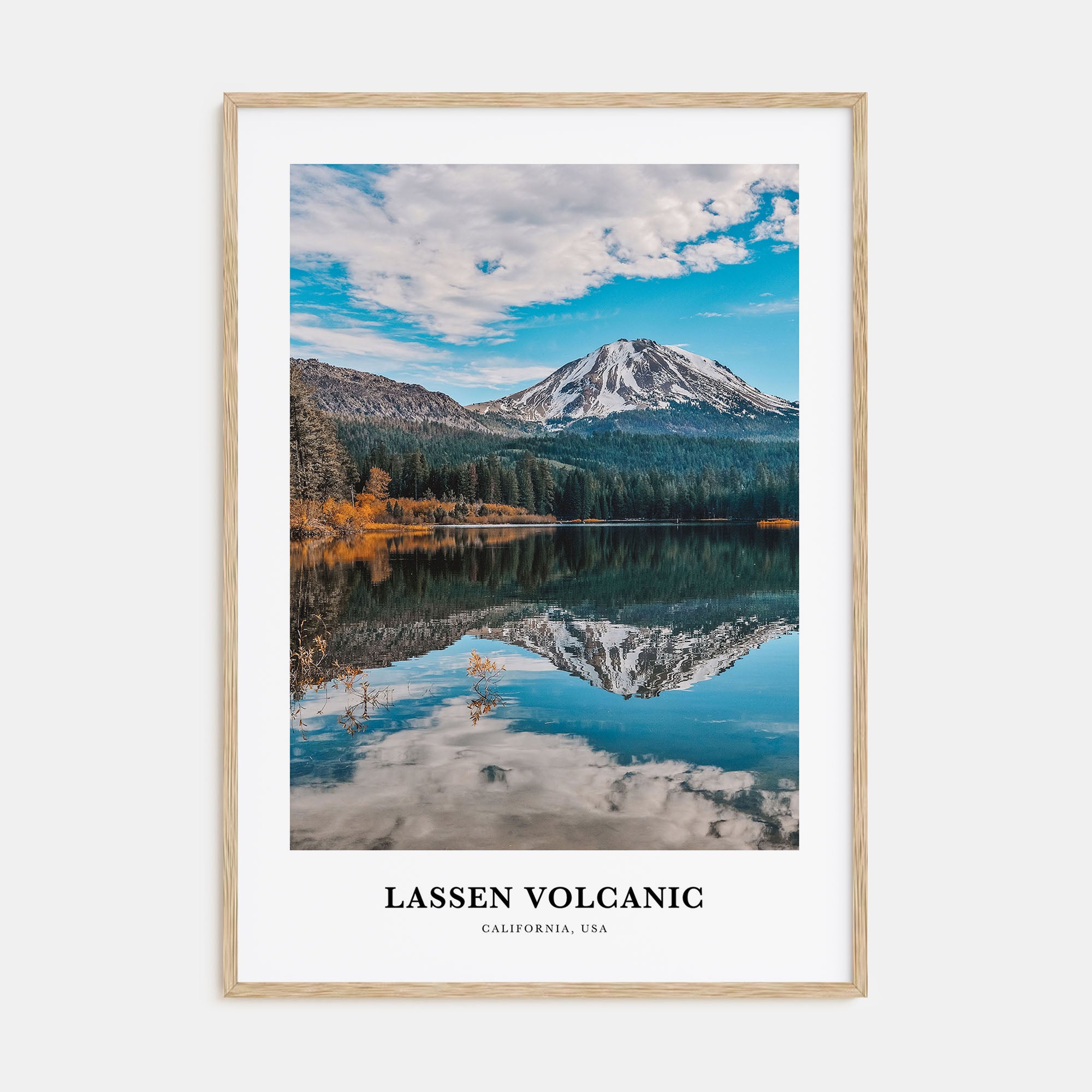 Lassen Volcanic National Park Portrait Color Poster