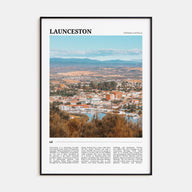 Launceston Travel Color Poster