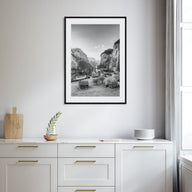 Lauterbrunnen Photo B&W Poster