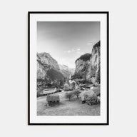 Lauterbrunnen Photo B&W Poster