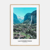 Lauterbrunnen Portrait Color Poster