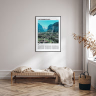 Lauterbrunnen Travel Color Poster