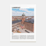 Lawrence, Massachusetts Travel Color Poster