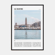 Le Havre Travel Color Poster