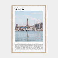 Le Havre Travel Color Poster