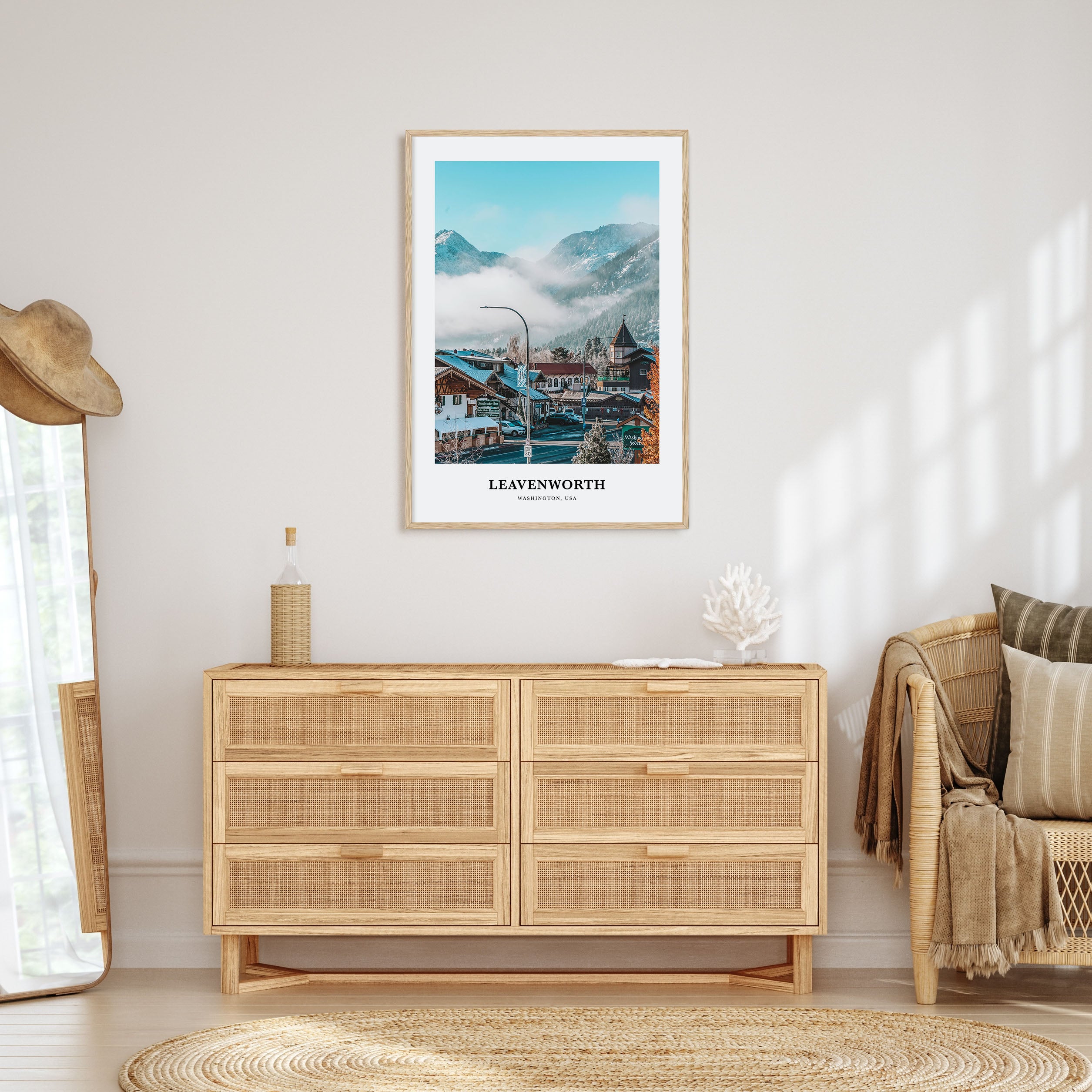 Leavenworth Portrait Color Poster