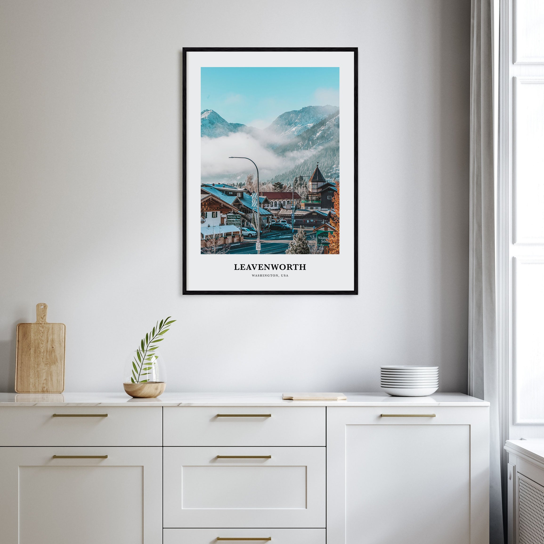 Leavenworth Portrait Color Poster