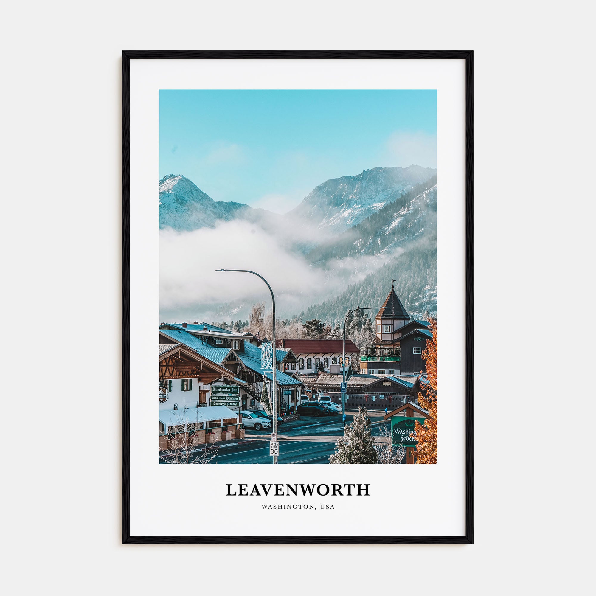 Leavenworth Portrait Color Poster