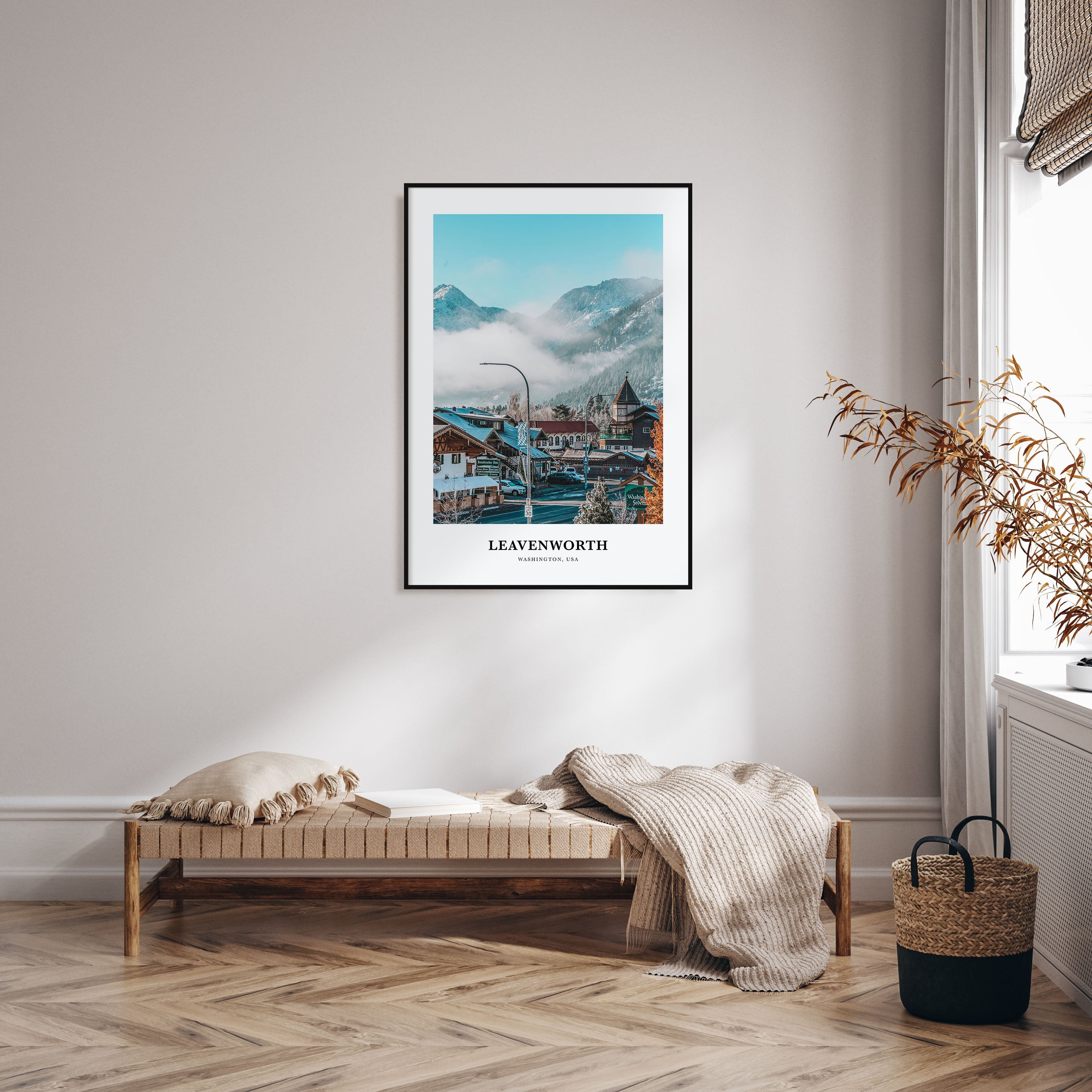Leavenworth Portrait Color Poster