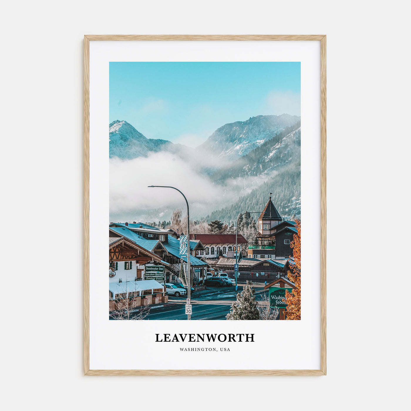 Leavenworth Portrait Color Poster