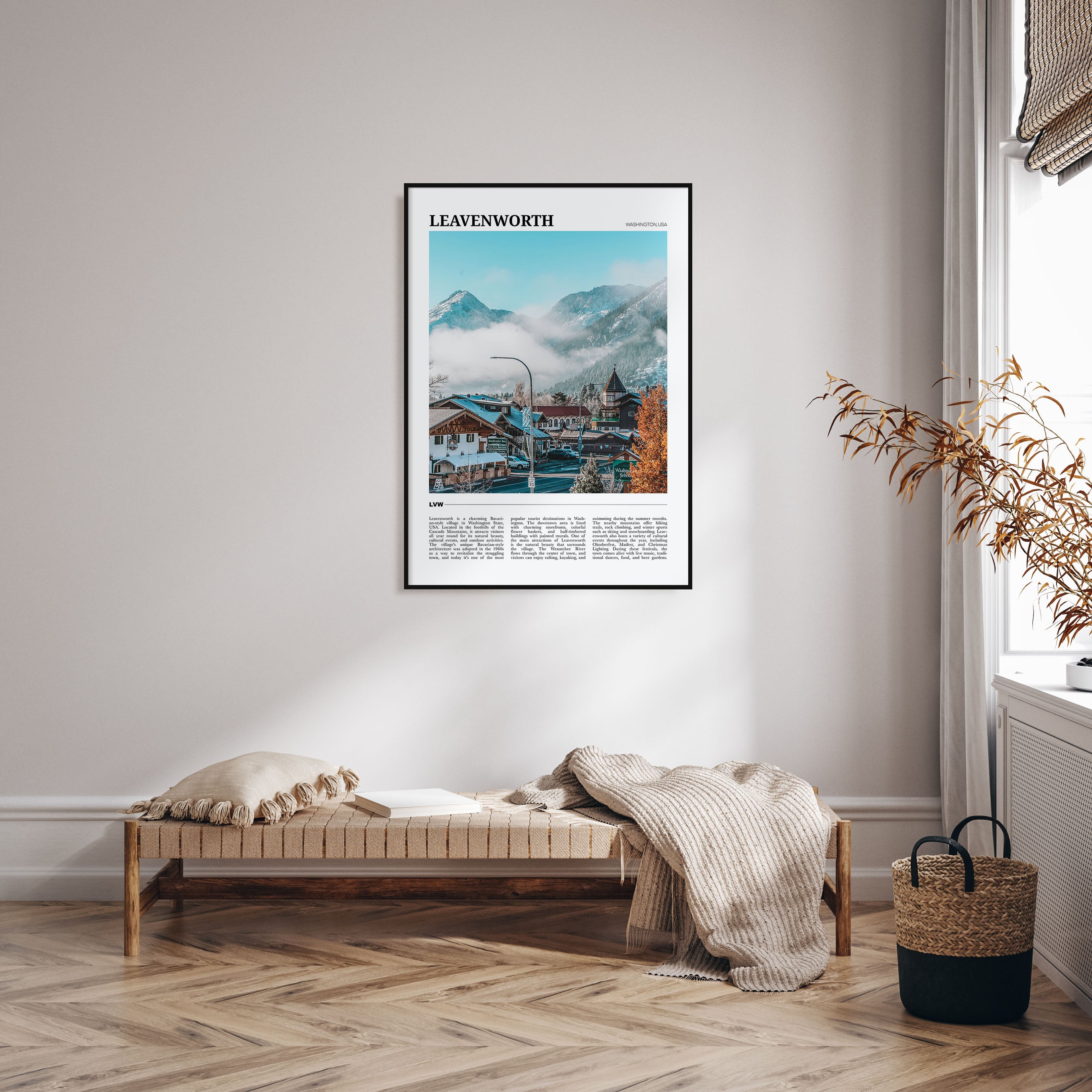 Leavenworth Travel Color Poster
