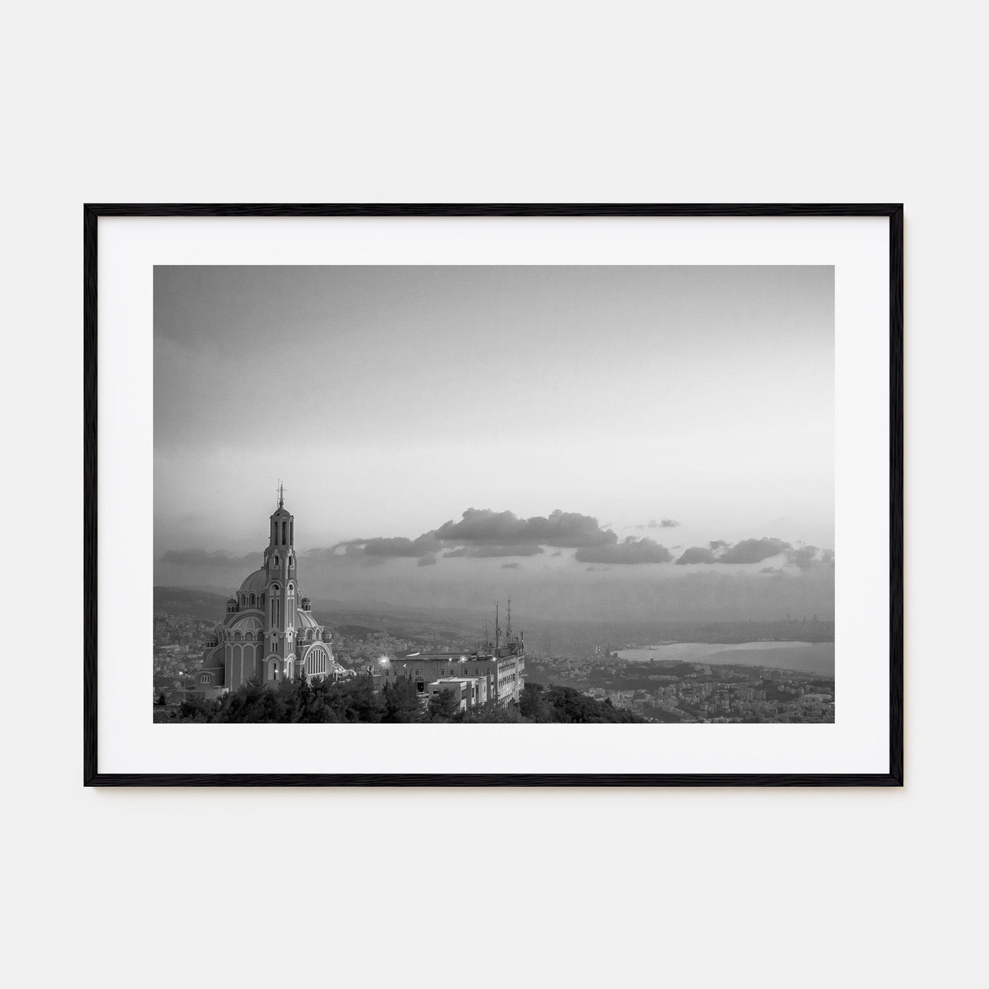 Lebanon Landscape B&W Poster