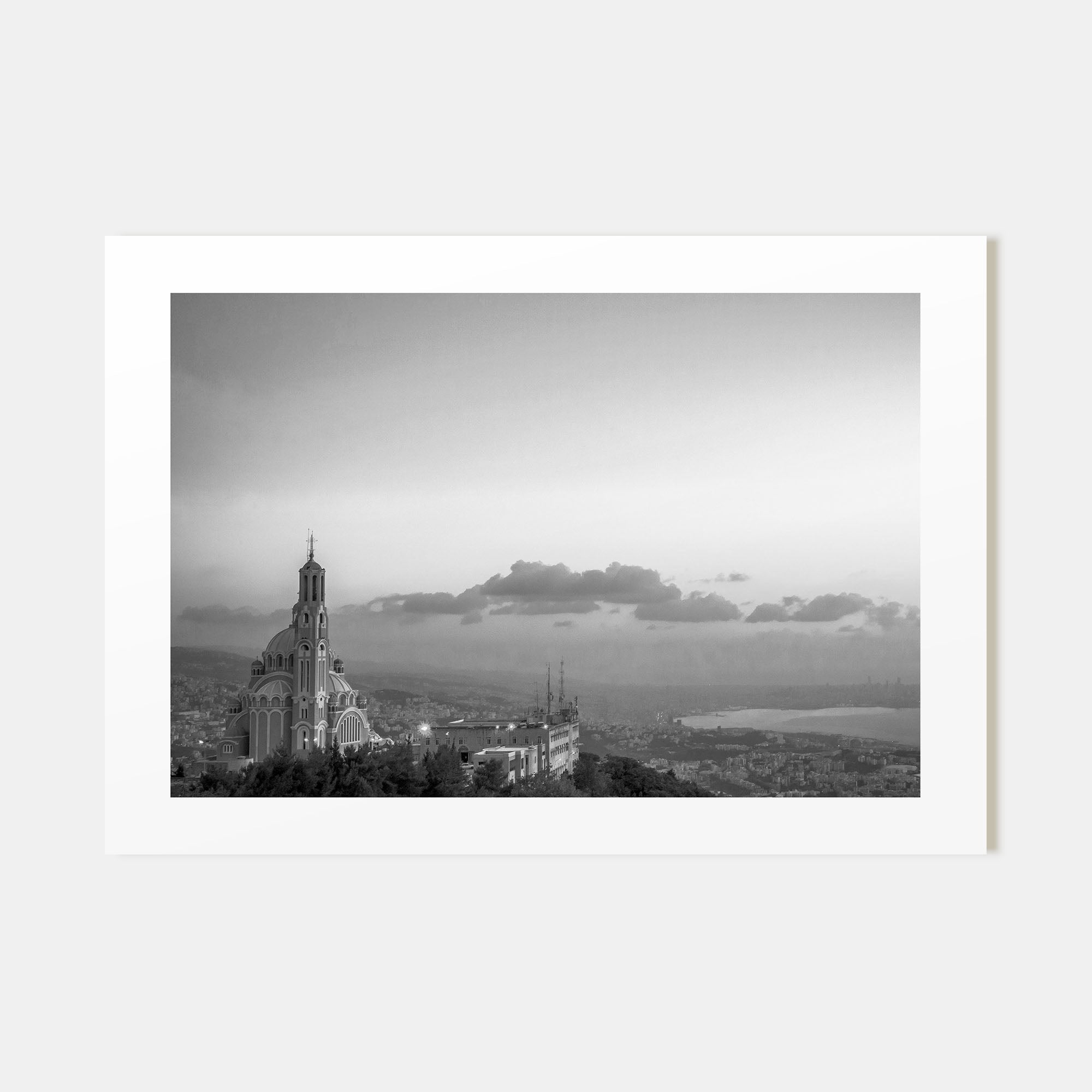 Lebanon Landscape B&W Poster