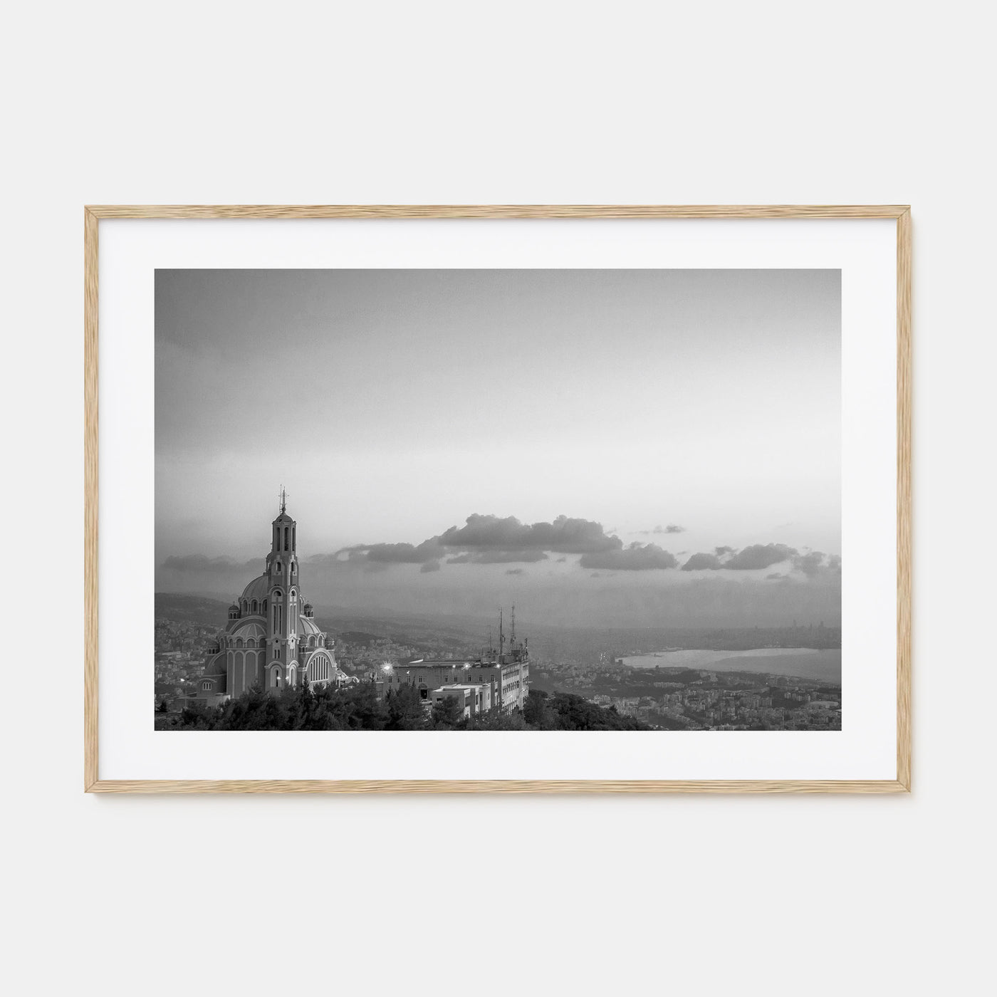 Lebanon Landscape B&W Poster