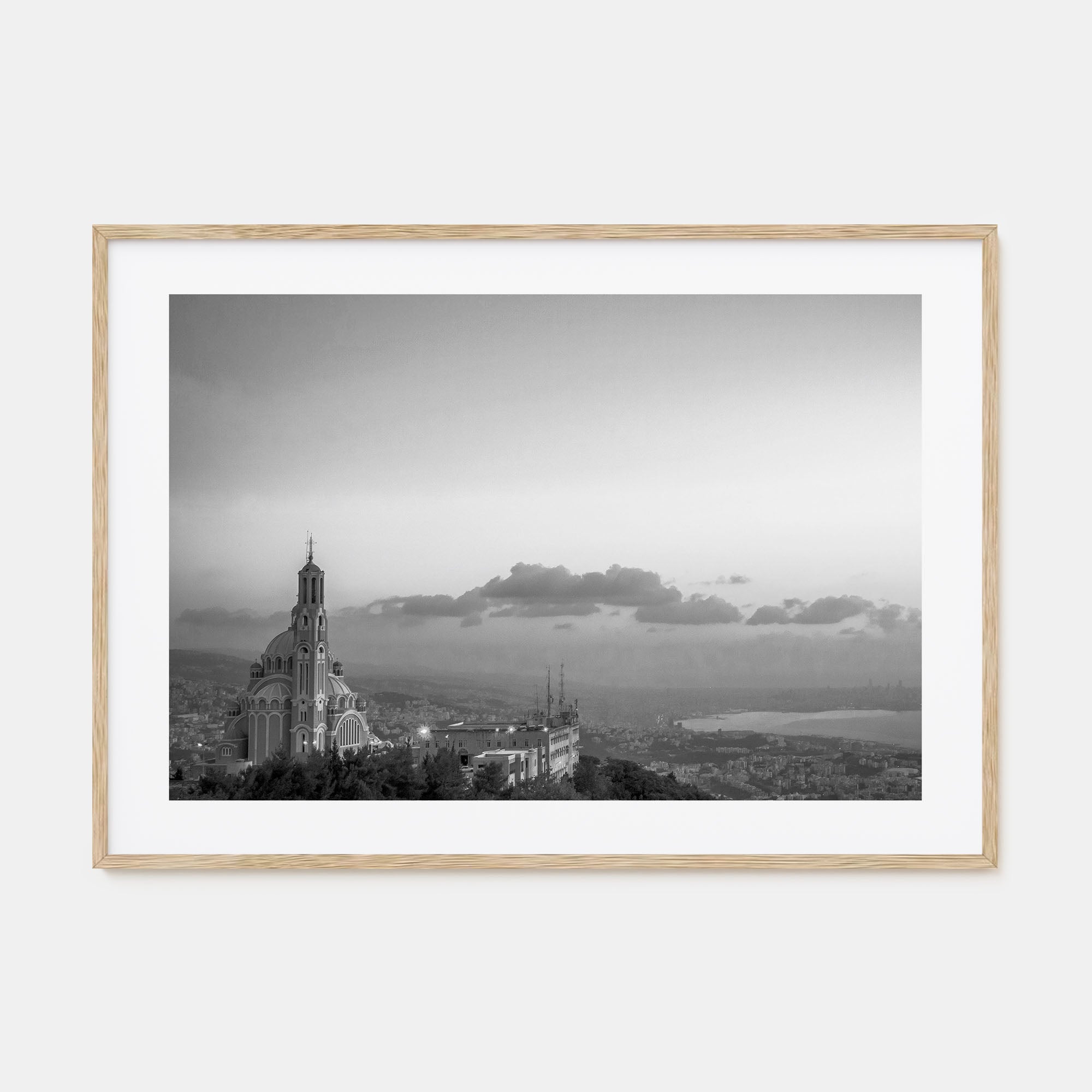 Lebanon Landscape B&W Poster