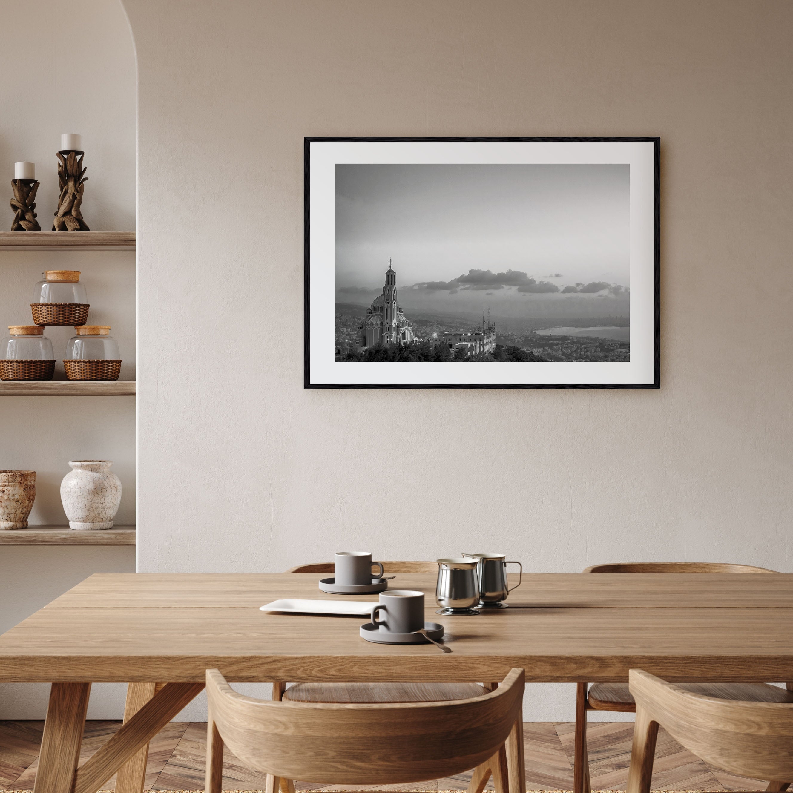 Lebanon Landscape B&W Poster