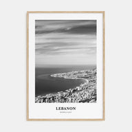 Lebanon Portrait B&W No 3 Poster
