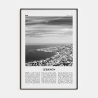 Lebanon Travel B&W No 1 Poster