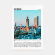 Leipzig Travel Color Poster