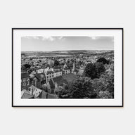 Lewes Landscape B&W Poster