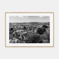 Lewes Landscape B&W Poster