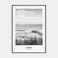 Lewes Portrait B&W Poster