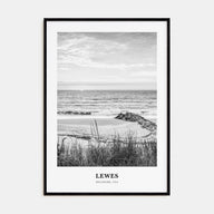 Lewes Portrait B&W Poster
